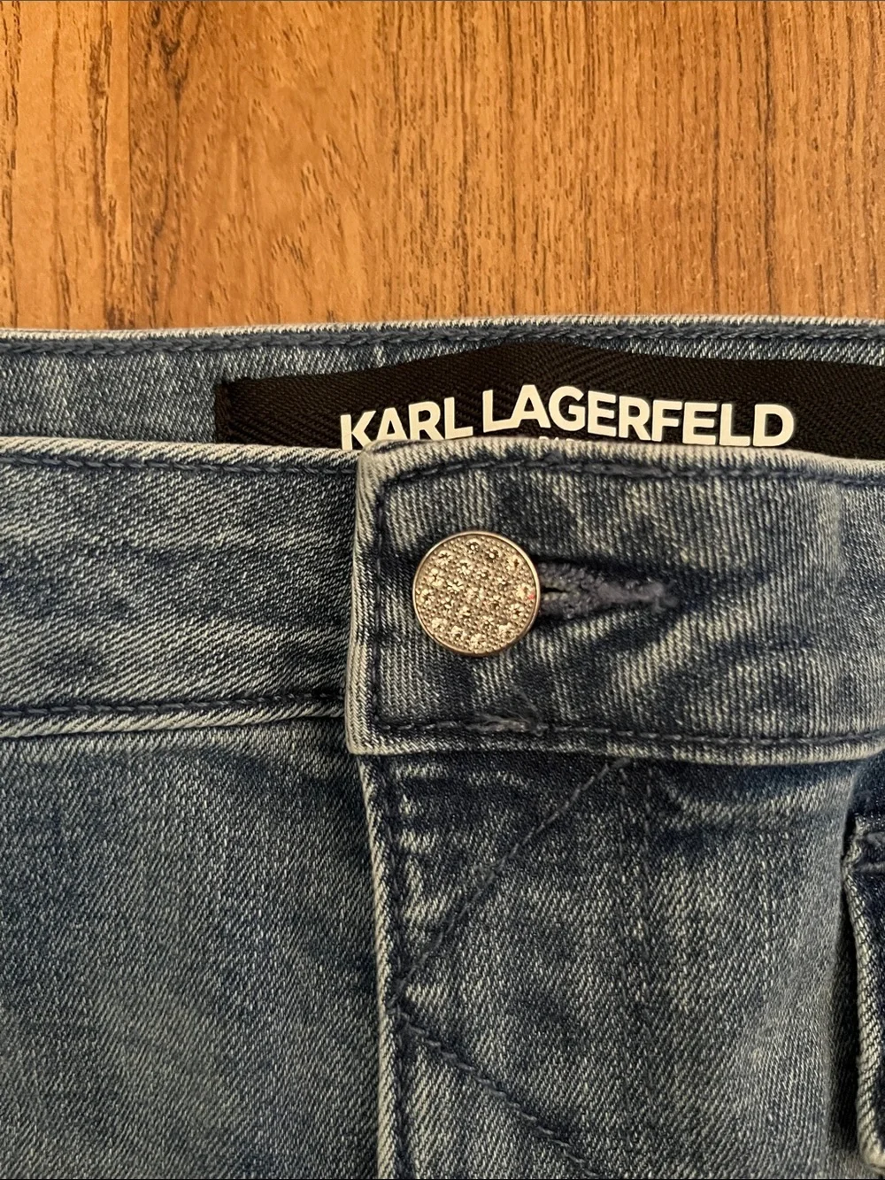 NWT Karl Lagerfeld Patch Pocket Flare Jeans
